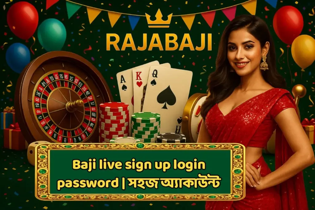 Baji live sign up login password